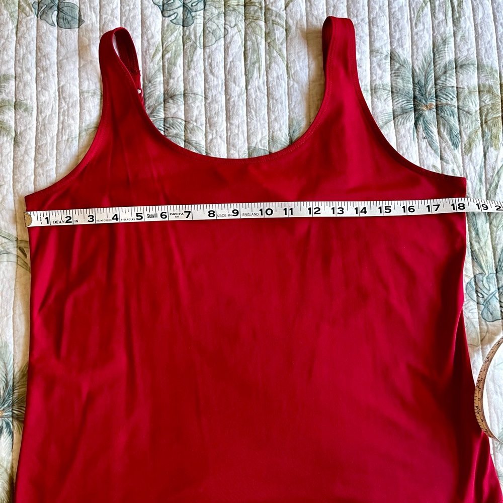 Chico’s stretchy red tank - Picture 3 of 7